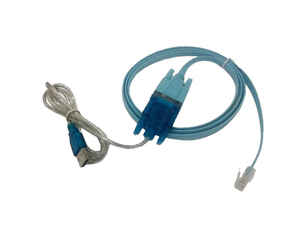 Cisco A920-CONS-KIT-S | ASR 920 console kit | USB-A to RJ-45 RS-232 rollover | black/blue