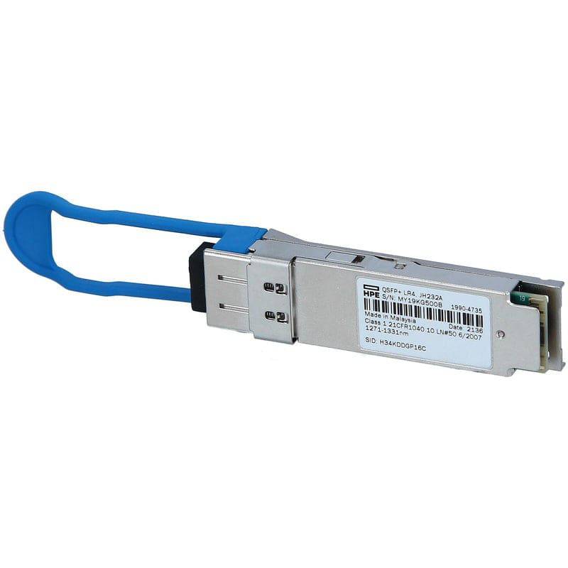 HPE JH232A | 40G QSFP+ transceiver | 40GBASE-LR4 | 1310 nm CWDM | LC duplex | SMF 10 km