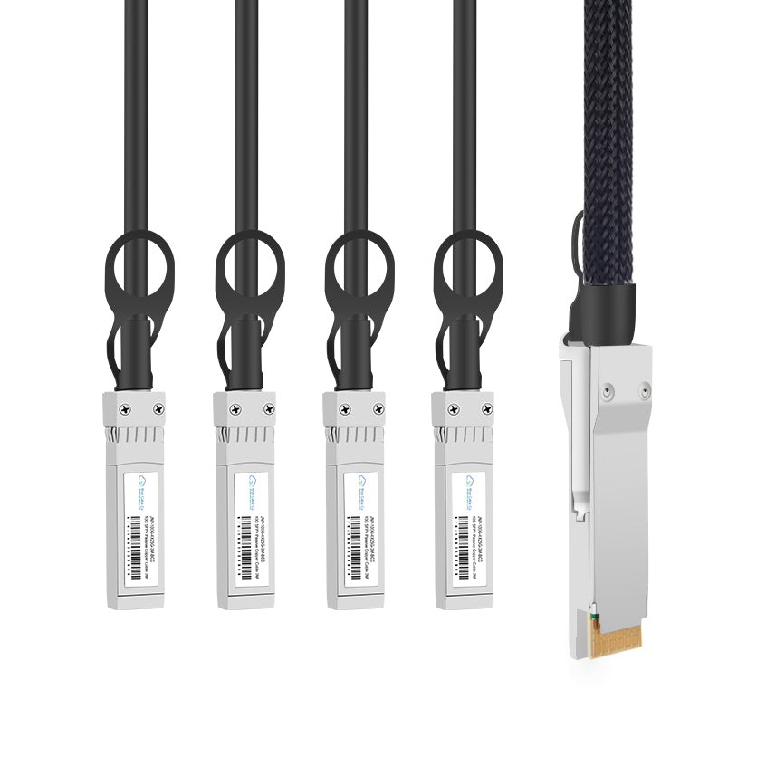 Juniper Compatible 100GB QSFP to 4x25GB SFP+ Breakout Cable 1M-5M