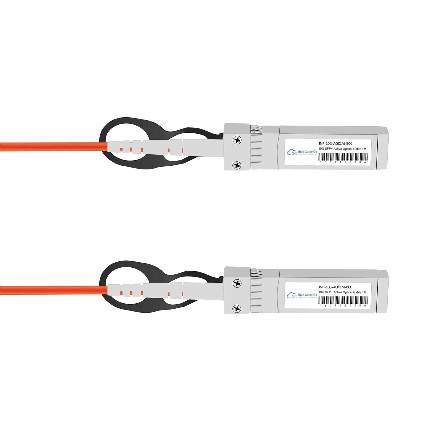 Juniper Compatible 10G SFP+ to SFP+ Active Optical Cable, Orange