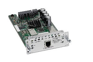 Cisco NIM-VAB-A DSL NIM module with black circuitry and silver casing