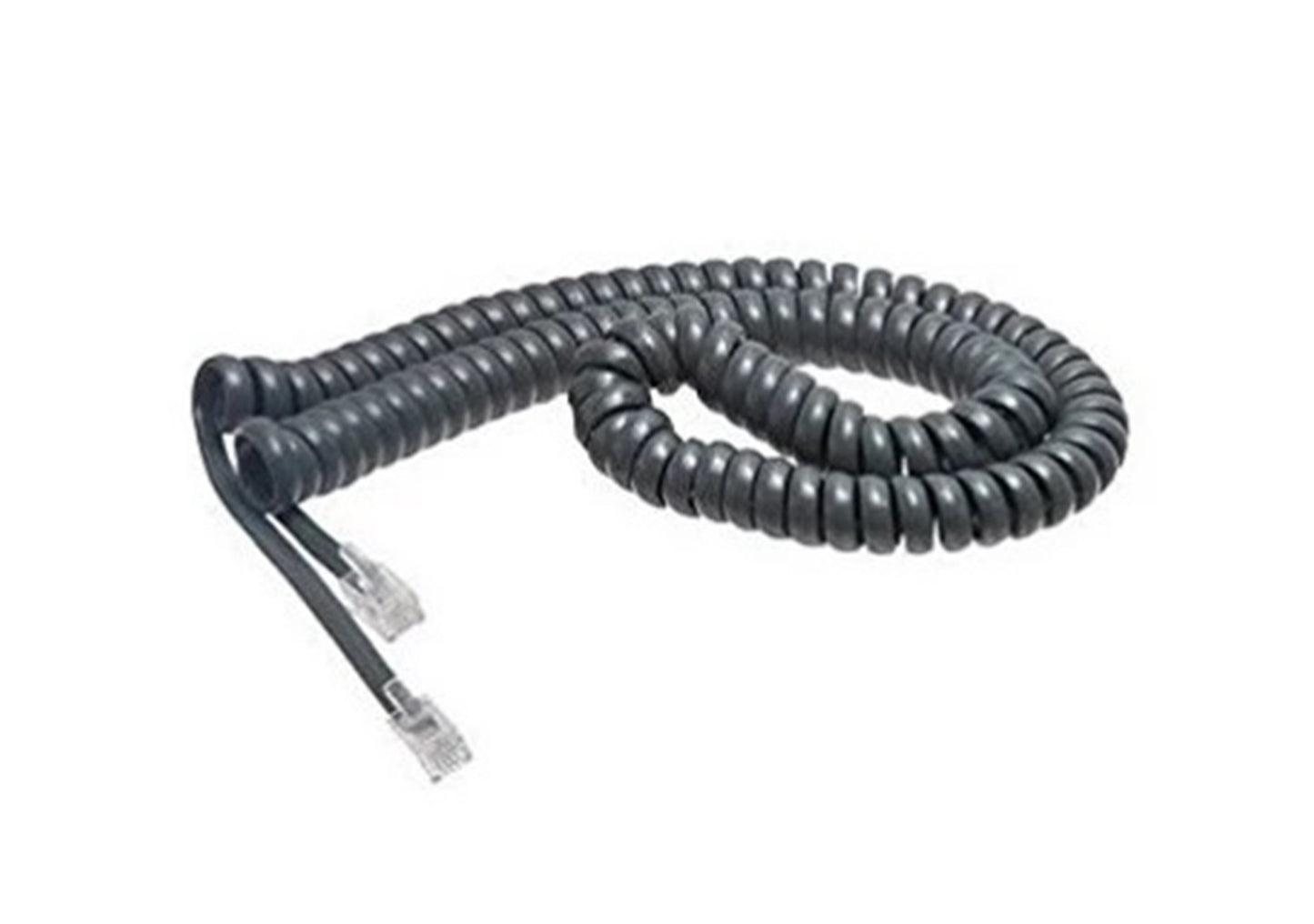 Cisco CP-DX-CORD | Coiled handset cord | 8800/DX600 series compatible | RJ9/RJ22 4P4C | Charcoal
