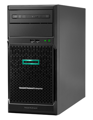 HPE HPE-ML30-G10-PLUS | Tower server | 1-socket Intel Xeon E-2300 series | 4x DDR4 ECC UDIMM slots (up to ~128GB) | up to 4x LFF or 8x SFF hot-plug bays | Smart Array RAID (S100i / E208i options) | 2x 1GbE onboard | up to 4x PCIe slots | iLO 5 remote...