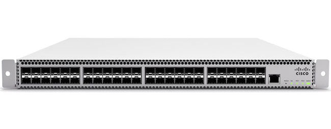 Meraki MS420-48-HW | 48x10G SFP+ aggregation, 4x40G QSFP+ uplinks, PoE: none, license: Enterprise
