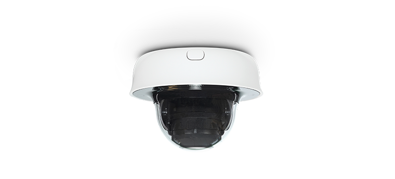 Meraki MV13M-HW | Indoor mini dome, fixed lens, 4MP (2688x1520), 512GB onboard storage, IR night vision, HDR, 1x GbE, 802.3af PoE, edge analytics, cloud-managed