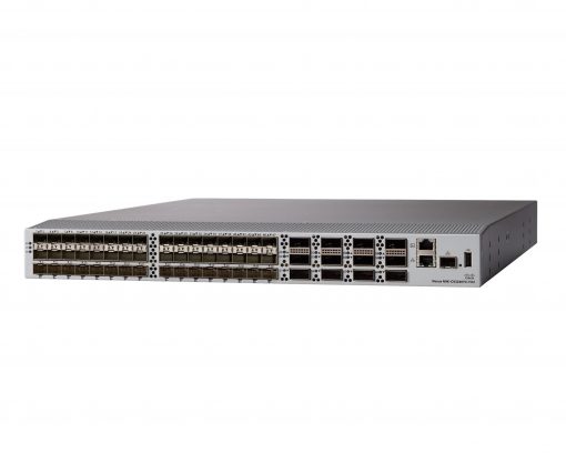 Cisco N9K-C93240YC-FX2 silver switch with 48x 10/25G ports