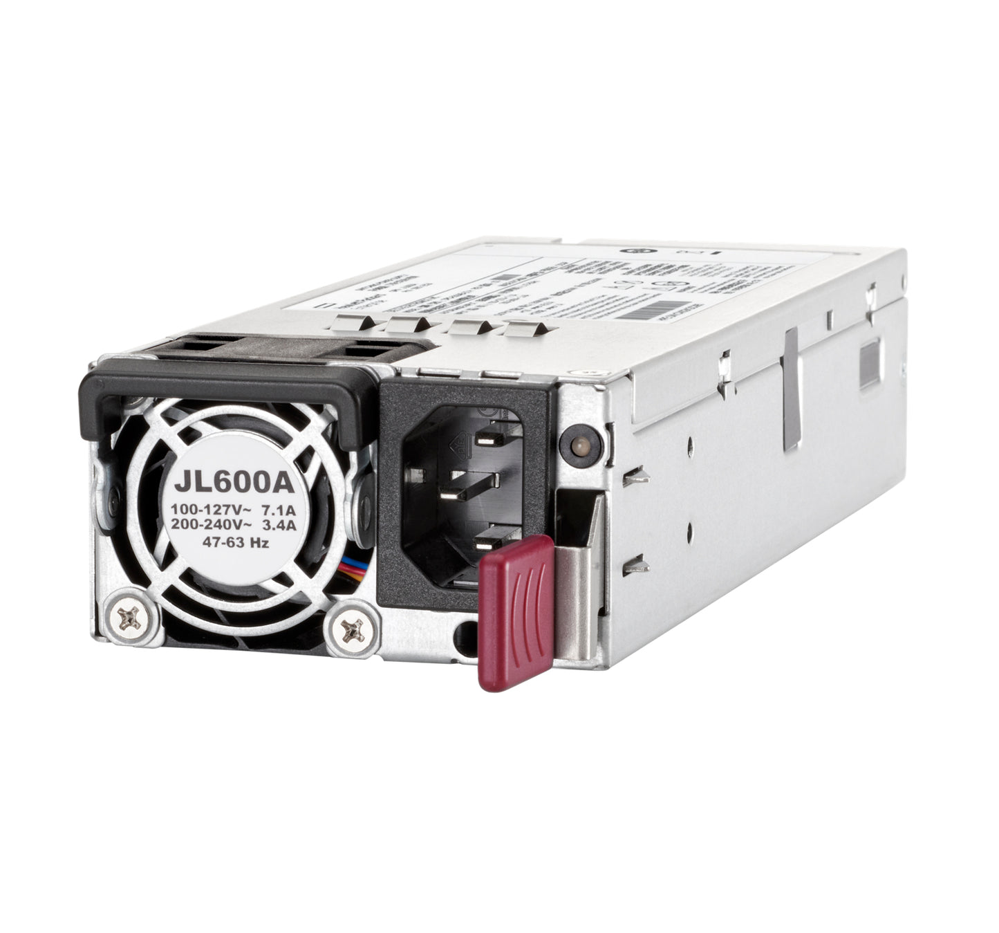 Aruba JL600A#ABG | 550W AC PSU, Port-to-Power airflow (F2B), 100–240V, hot-swap