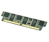 Cisco PVDM3-32U64 DSP upgrade module with silver body and gold contacts