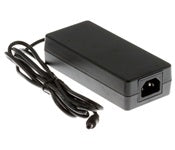 Cisco PWR-60W-AC 60W 12V 4A AC adapter with black casing and white cord