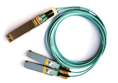 NVIDIA 200G HDR QSFP56 to QSFP56 10m AOC with gold connectors