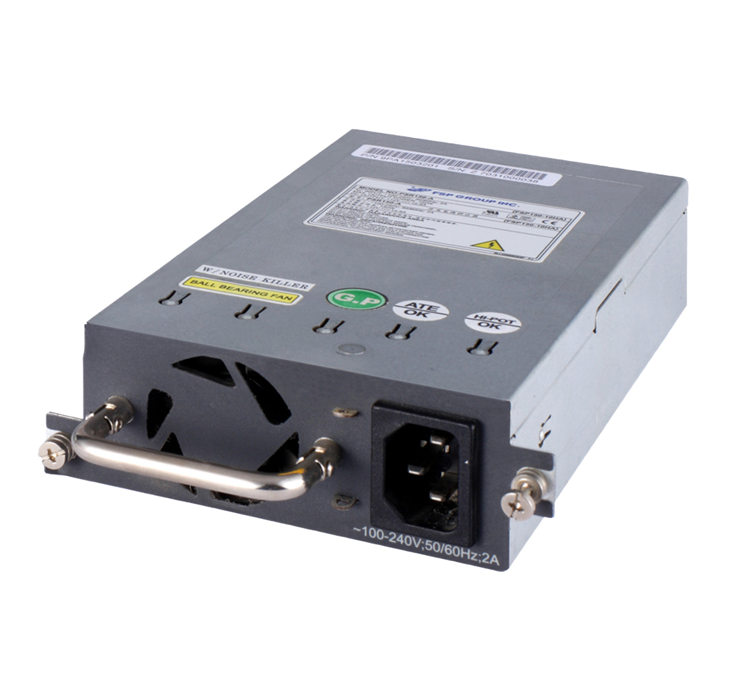 HPE JD362B 150W AC-to-DC power supply with handle
