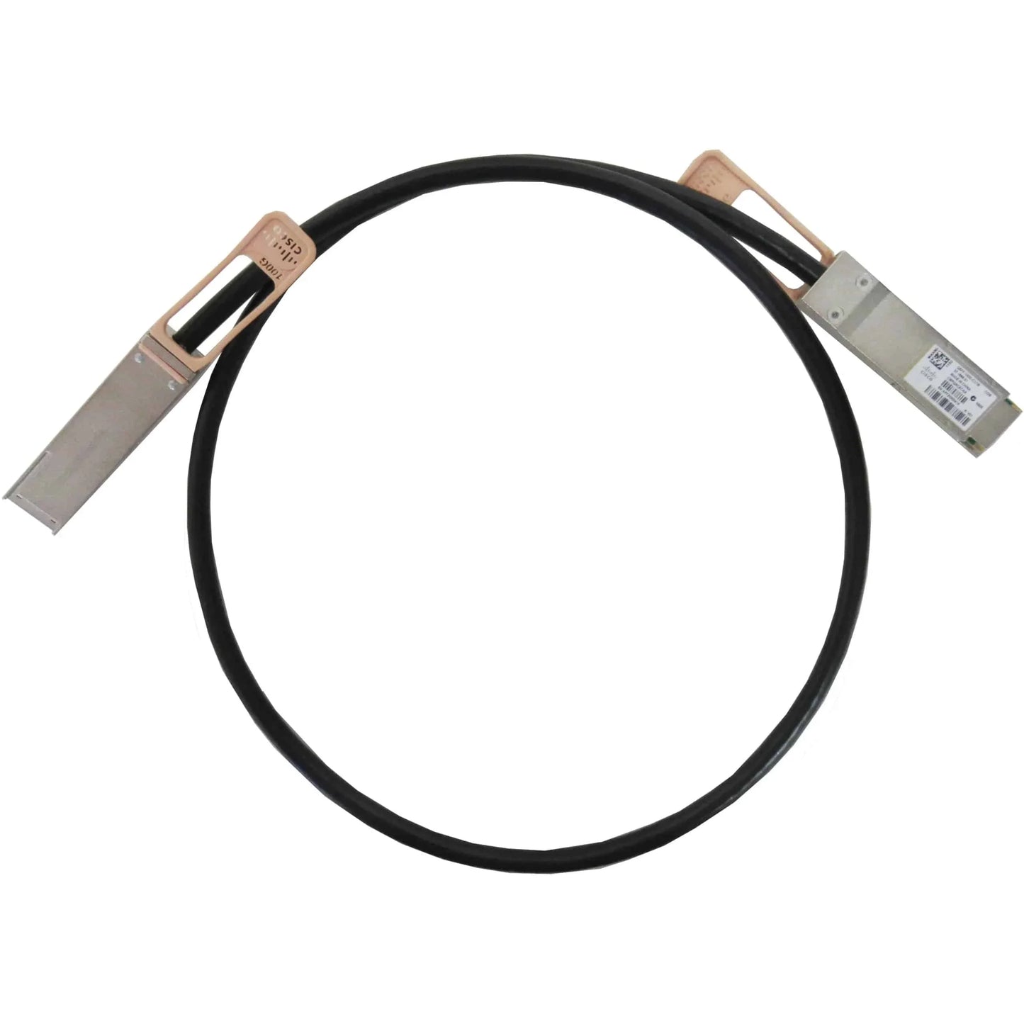 Cisco QSFP-100G-CU2.5M | 100G QSFP28 DAC | 100GBASE-CR4 passive twinax | 2.5m reach | QSFP28–QSFP28