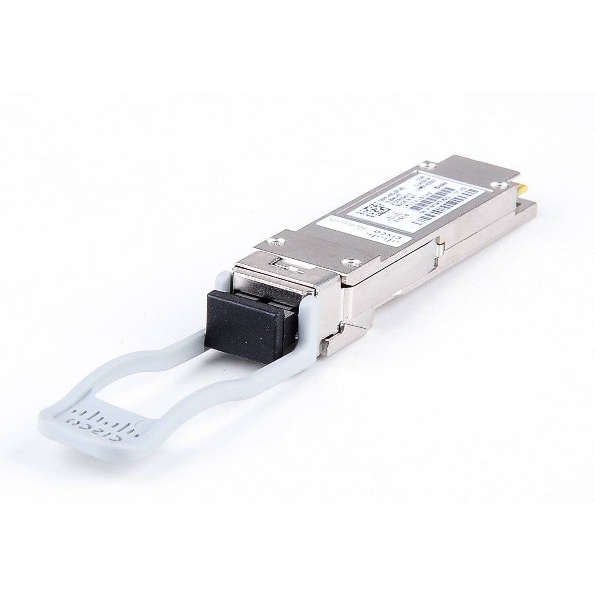 Cisco QSFP-40G-SR-BD | 40G QSFP+ | SR‑BD BiDi | 850/910 nm | 100 m OM3 / 150 m OM4 | LC duplex