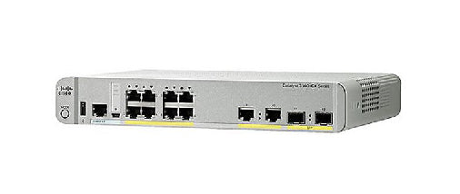Cisco WS-C3560CX-8PT-S Catalyst 3560CX switch, 8x1G PoE+ ports