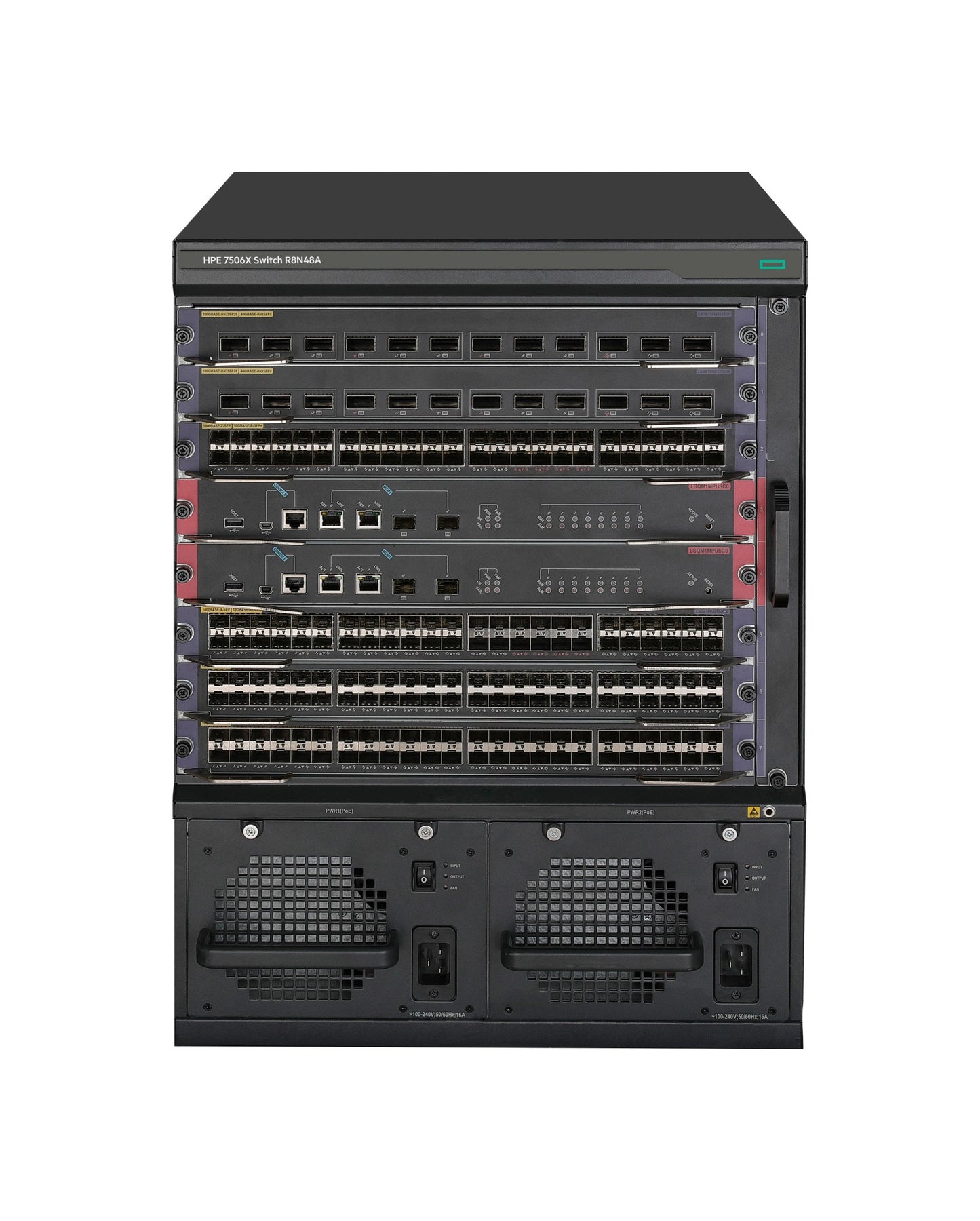 HPE R8N48A 6-slot modular chassis with Cisco 9300 switch ports