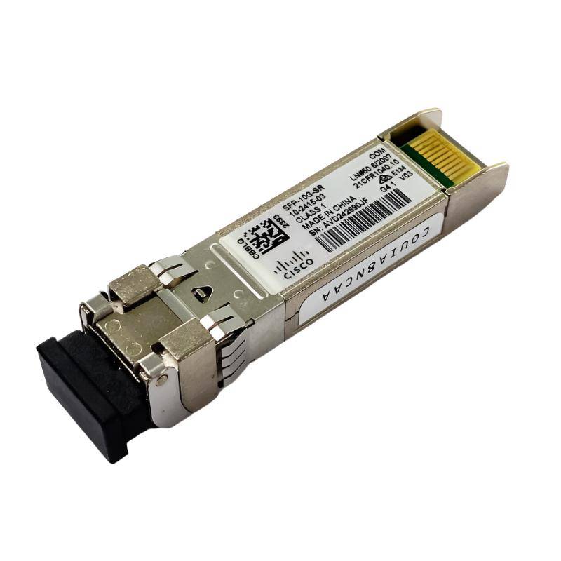 Cisco SFP-10G-SR | 10GbE SFP+ | 10GBASE-SR (IEEE 802.3ae) | 850nm | 300m OM3 / 400m OM4 | LC duplex