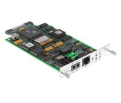 Cisco SM25-T1 T1 DSU/CSU NIC with green circuit board