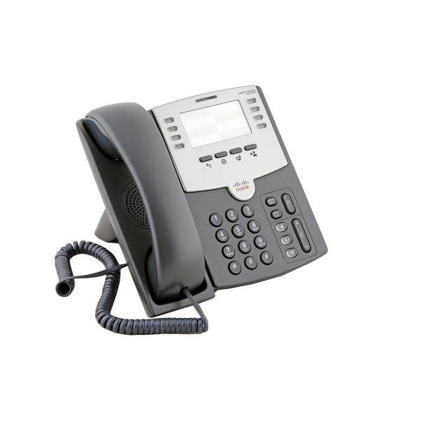Cisco 7841G VoIP phone with black keypad and silver display