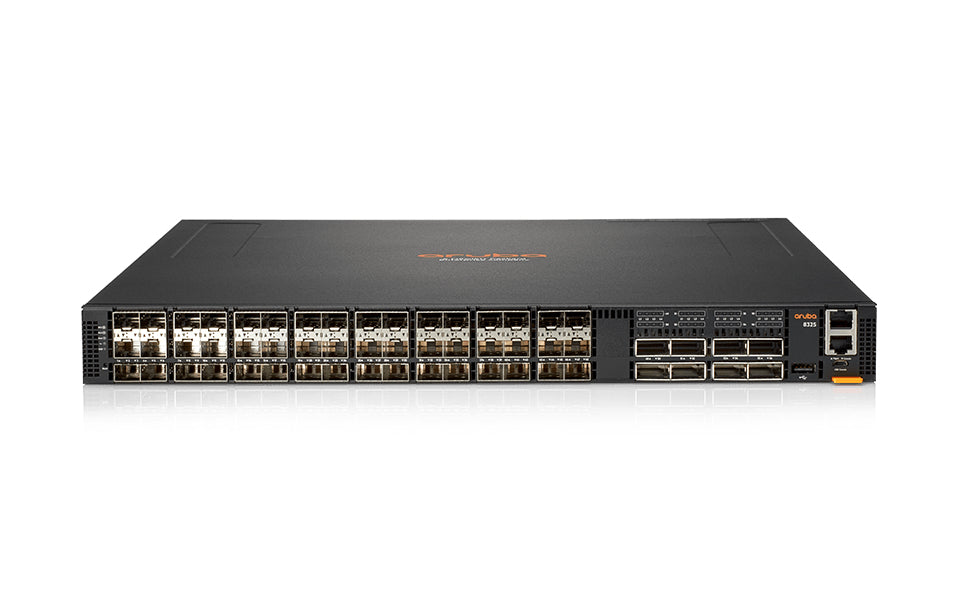 Aruba JL625A#ABG | 48x 25G SFP28 + 8x 100G QSFP28, non‑PoE, 8x100G uplinks, AOS‑CX L3