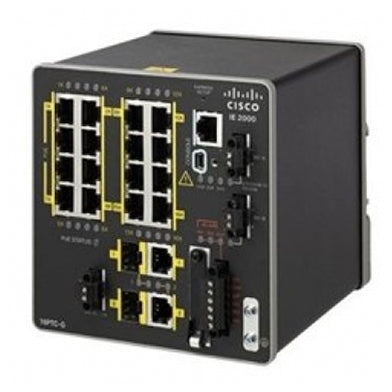 Cisco IE-2000U-16TC-G | 16x 10/100 FE, uplinks: 2x GE combo + 2x FE SFP, LAN Base