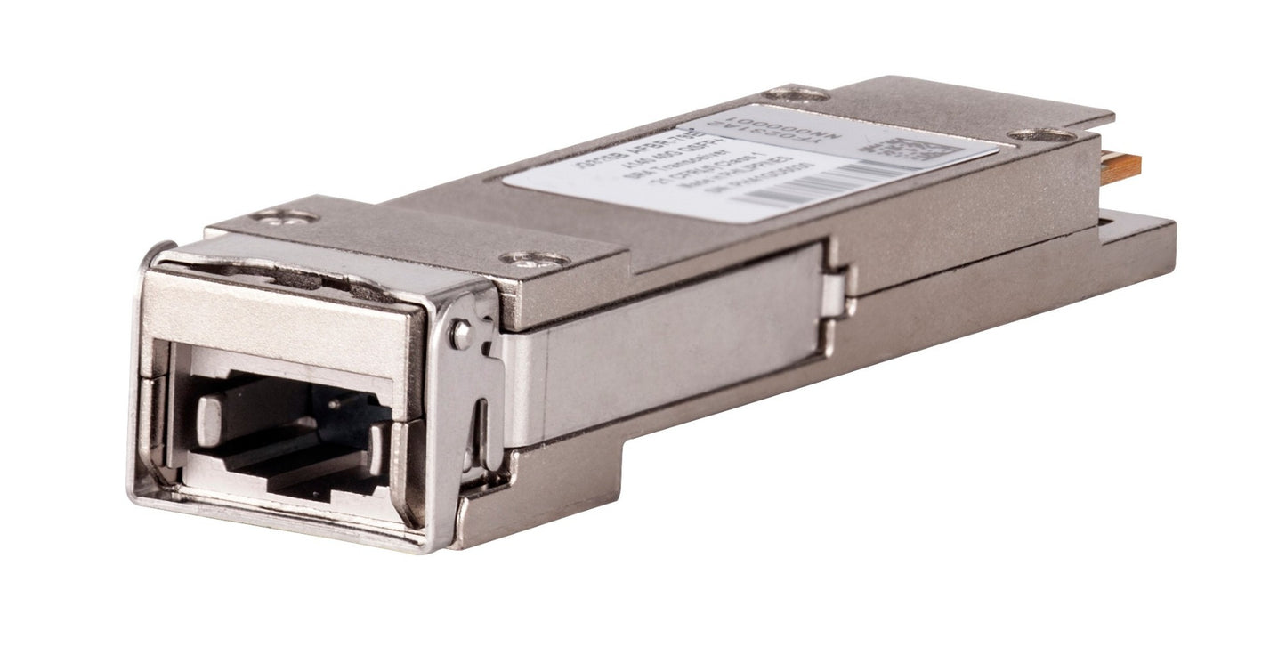 HPE JH231A | 40G QSFP+ transceiver | 40GBASE-SR4 | 850 nm | MPO-12 | MMF 100 m (OM3) / 150 m (OM4)