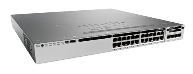 Cisco WS-C3850-24T-E | 24x 1G RJ-45 | 4x10G SFP+ uplinks (NM) | IP Services | No PoE