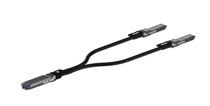 NVIDIA 980-9I929-00N002 | 800G AOC breakout | OSFP to 2x QSFP112 | 2 m | 8x100G PAM4 to 2x4x100G | MMF 850nm