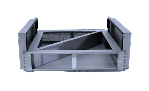 Cisco ASR-9001-PLENUM plenum kit with silver rack and V2 fan tray