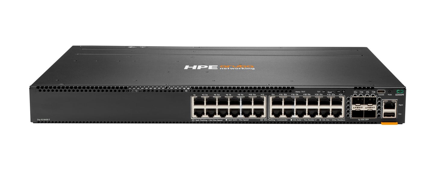 Aruba JL664A 24-port 1G Ethernet switch with SFP56 uplinks