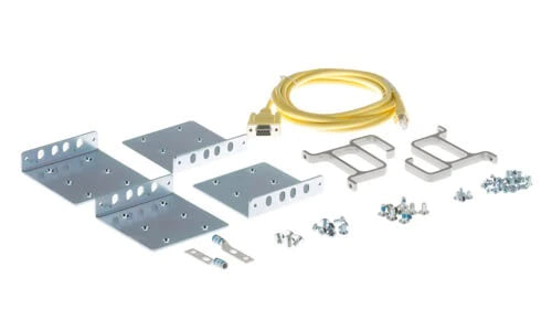 Cisco C9606-ACC-KIT silver rack kit with gold cable and screws