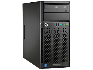 HPE HPE-ML10-V2 | Tower | 1-socket Intel Xeon E3 v3 | 4x 3.5in LFF SATA bays | up to 32GB DDR3 ECC UDIMM (4 DIMMs) | 1x 1GbE + iLO 4 (optional) | PCIe 3.0 | B120i SW RAID