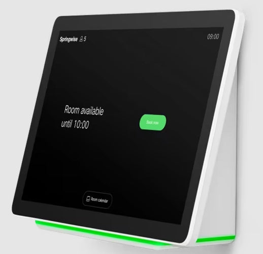 Cisco CS-T10-WM-K9 | 10.1in wall-mount touch controller | 1920x1200 LCD | PoE (802.3af Class 3) | RJ45 | Room control & scheduling