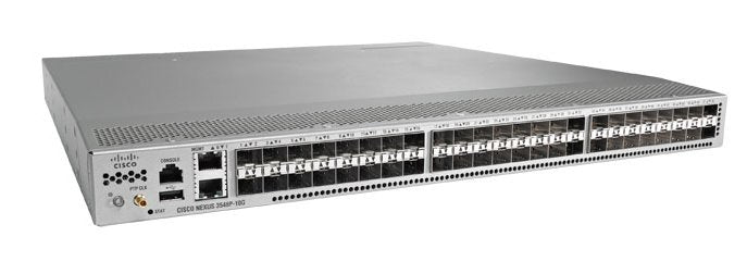 Cisco N3K-C3548P-10GX silver switch with 48x10G SFP+ ports
