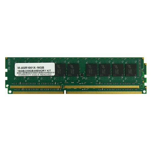 Cisco M-ASR1001HX-16GB 16GB DDR3 RAM module with green white labels