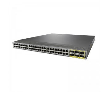 Cisco Nexus 9018 switch with black silver faceplate and ports