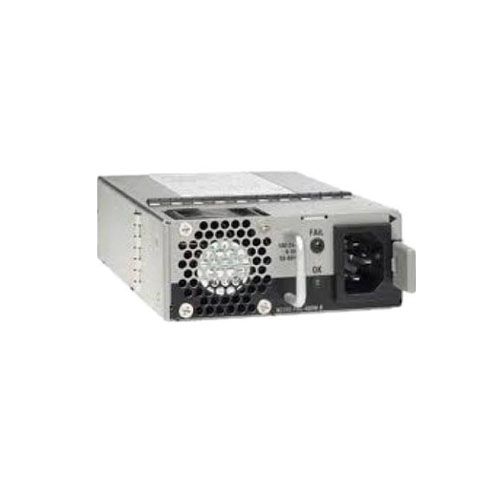Cisco Nexus NXA-PAC-500W-B 500W AC PSU with silver body and black accents