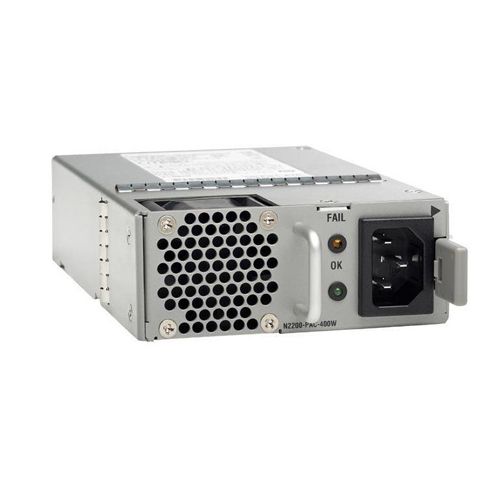 Cisco NXA-PAC-500W 500W AC PSU with silver body and black accents