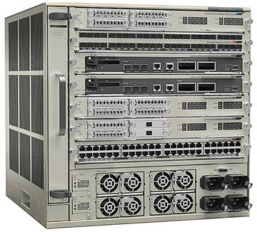 Cisco 6807-S6T-10G-40G | Modular 10/40G switch chassis | ports: via line cards | uplinks: via line cards/Supervisor | license: IP Services