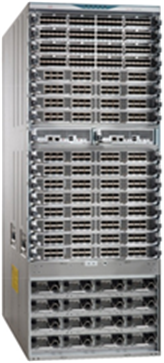Cisco DS-C9718 FC director chassis with 18 slots and 64G ports