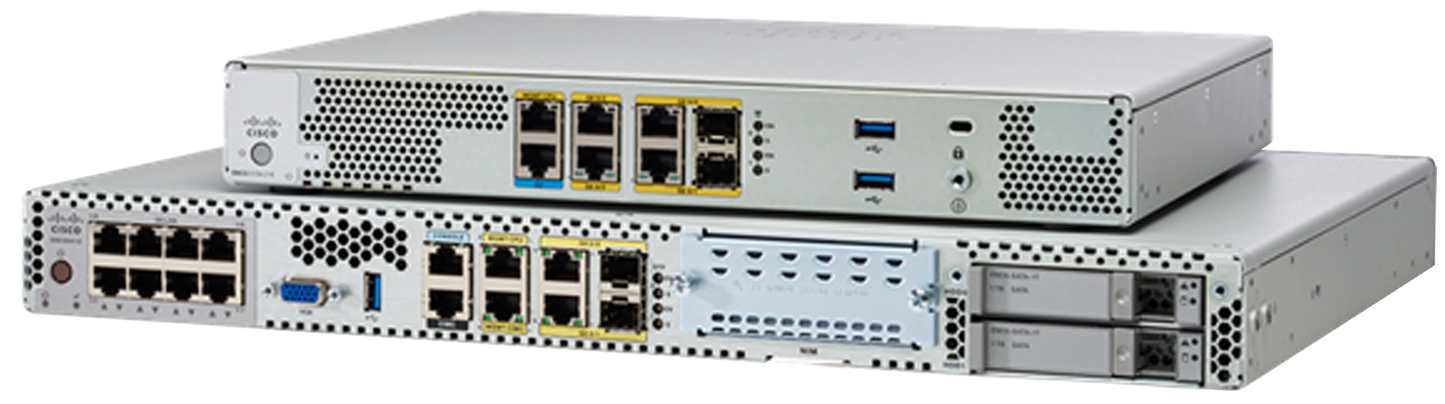 Cisco ENCS5408P/K9 router with Ethernet ports and front panel