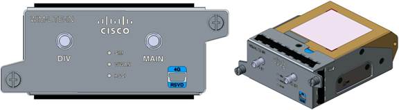 Cisco WIM-BLANK silver filler panel with black ports for airflow EMI shielding