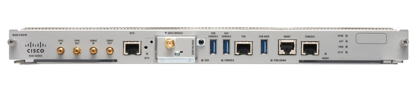 Cisco N560-4-RSP4E-CC silver 4RU route switch processor with ports and buttons