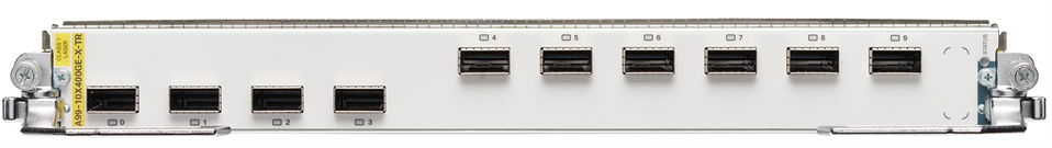 Cisco A99-10X400GE-X-TR | ASR 9900 line card | 10x 400GbE (QSFP‑DD) | 5th gen | Packet Transport
