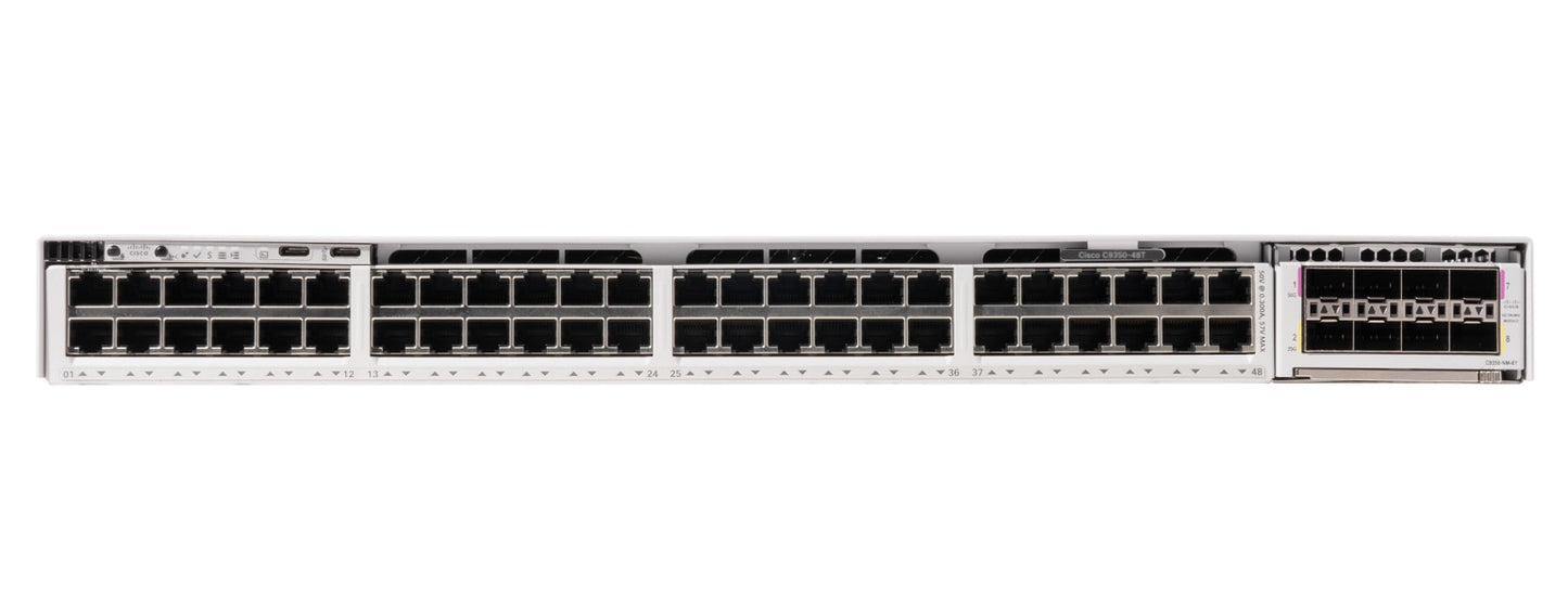 Cisco C9350-48T | 48x1G data, 4x1/10G modular uplinks, license: Essentials/Advantage