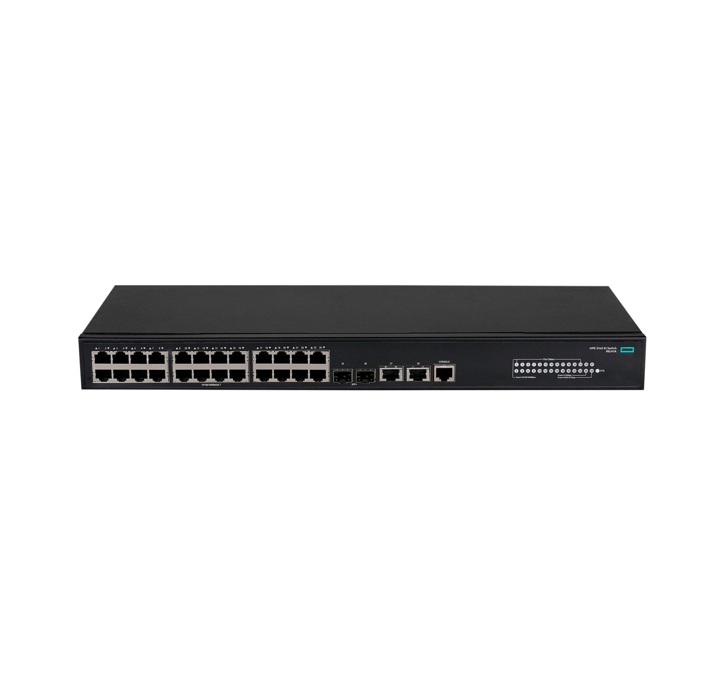 HPE R8J41A 24-port 1G switch with 2x 10G SFP+ and 2x 10GBase-T uplinks