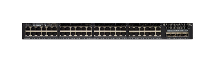 Cisco WS-C3650-48TQ-S 48-port Gigabit Ethernet Switch with 10G Uplinks