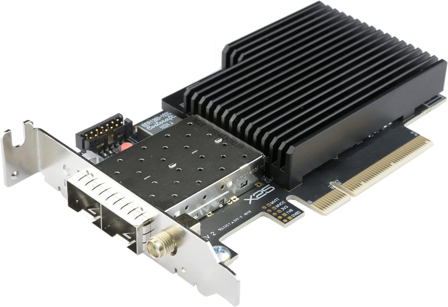 Cisco NXN-K3P-2X SmartNIC with black silver graphics card and heatsink