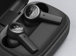 Black and silver Jaybird Freedom true wireless earbuds in charging case