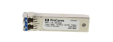 Aruba J9151A 10G SFP+ module 1310nm 10km SMF LC duplex blue silver