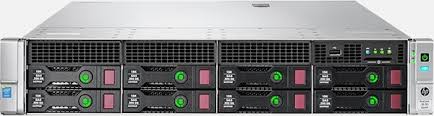HPE ProLiant DL380 Gen9 server rack with dual-socket Xeon and redundant PSU